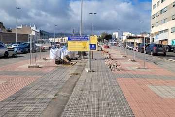 Obras en la Rambla de Pedro Lezcano